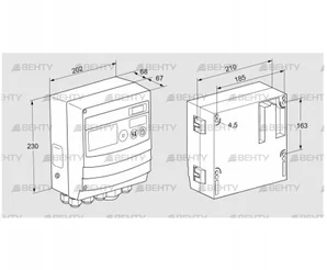 BCU465W3P2C0D0010K1E1-/LM400WF3O0E1- (88680233) Блок управления горением Kromschroder