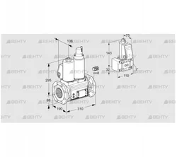 VCS780F05NLWL3E/PPZ-/PPPP (88206511) Сдвоенный газовый клапан Kromschroder