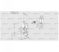 VAD2E40R/40R05D-100WR/PP/BS (88107521) Газовый клапан с регулятором давления Kromschroder