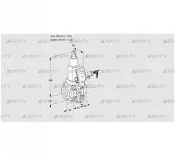 VAS340R/LKGR (88032725) Газовый клапан Kromschroder