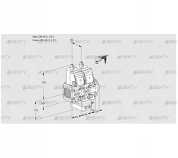 VCG2E40R/40R05FNGEVWR/PPPP/PPPP (88103035) Клапан с регулятором соотношения Kromschroder