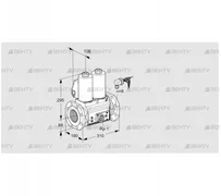 VCS780F05NNWLE/PPEP/PPEP (88206641) Сдвоенный газовый клапан Kromschroder