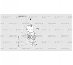 VAD1-/15R/NYGL-100B (88027480) Газовый клапан с регулятором давления Kromschroder