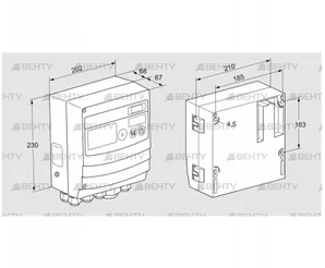 BCU460W3P2C0D0000K1E0-/LM400WF0O0E1- (88680373) Блок управления горением Kromschroder