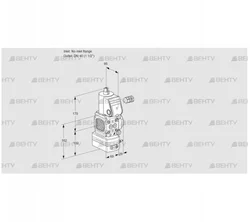 VAV2-/40R/NPAK (88027944) Газовый клапан с регулятором соотношения Kromschroder