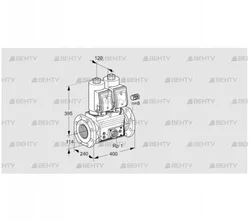 VCS9125F05NNASR3E/PPEP/PPPP (88204953) Сдвоенный газовый клапан Kromschroder