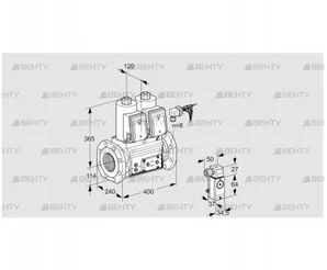 VCS9125F05NNARE/P3PP/PPEP (88207169) Сдвоенный газовый клапан Kromschroder