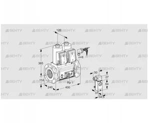 VCS9125F05NNARE/P2EP/PPPP (88204448) Сдвоенный газовый клапан Kromschroder