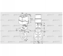 IDR300Z03A100AS/50-60W30TR10 (88303377) Дроссельная заслонка Kromschroder