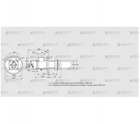 BIC 100HB-1000/1035-(37)E (84199297) Газовая горелка Kromschroder