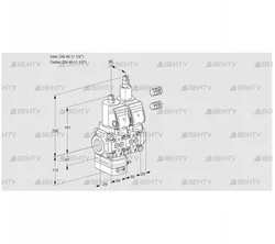 VCD2E40R/40R05D-25LQSR3/PPPP/PPPP (88100473) Регулятор давления Kromschroder