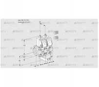 VCH1E15R/15R05NHEWR3/PPPP/PPPP (88103223) Клапан с регулятором расхода Kromschroder