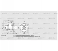 BIO 100RD-250/235-(39)E (84012238) Газовая горелка Kromschroder