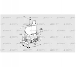 VCS8100F05NLWL3E/PPEP/PPPP (88202959) Сдвоенный газовый клапан Kromschroder