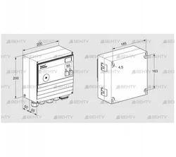 BCU465-3/1LW2GBS2AB1/1 (88612386) Блок управления горением Kromschroder