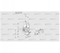 VAG1-/15R/NWBE (88008118) Газовый клапан с регулятором соотношения Kromschroder