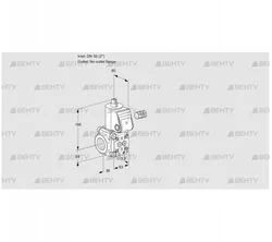 VAS350/-R/NW (88004106) Газовый клапан Kromschroder