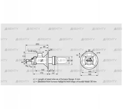 BICA 65HM-0/35-(72A)D (84199158) Газовая горелка Kromschroder