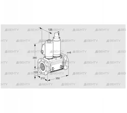 VCS8T100A05NLWSLB/PPMM/PPMM (88204025) Сдвоенный газовый клапан Kromschroder