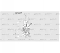 VAV1-/25R/NQSRAK (88020099) Газовый клапан с регулятором соотношения Kromschroder