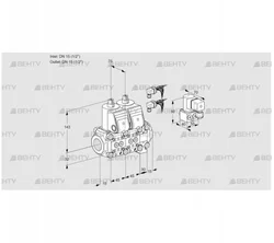 VCS1E15R/15R05NNVWR6/PPPP/BYPP (88103842) Сдвоенный газовый клапан Kromschroder