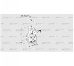 VAS365R/NQSR (88007347) Газовый клапан Kromschroder