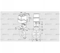 IDR300Z03D350AS/50-60W30E (88303553) Дроссельная заслонка Kromschroder