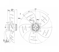 Осевой вентилятор ebmpapst A4D450AP0102