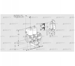 VCG2E40R/40R05NGEVWL6/ZSPP/PPPP (88105221) Клапан с регулятором соотношения Kromschroder