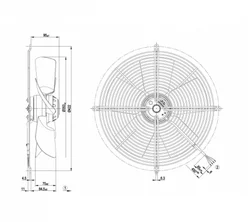 Осевой вентилятор ebmpapst S4E350BA0602