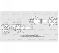 BIC 100RBL-250/285-(111)FR (84033532) Газовая горелка Kromschroder