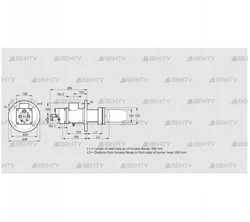 BIC 100RB-800/835-(109)E (84033299) Газовая горелка Kromschroder