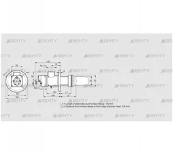 BIC 65/50HBR-100/235-(108)ER (84199112) Газовая горелка Kromschroder