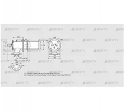 ZIC 165RB-800/835-(17)D (84246596) Газовая горелка Kromschroder