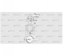 DKR 400Z03H100D (72702170) Дроссельная заслонка Kromschroder