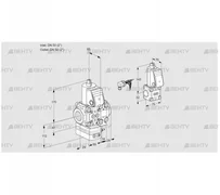 VAH2E50R/50R05HEVWR/PP/ZS (88104869) Клапан с регулятором расхода Kromschroder