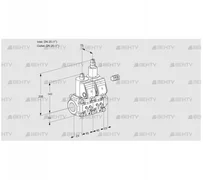 VCS1E25R/25R05NLWR/MMMM/PPPP (88105607) Сдвоенный газовый клапан Kromschroder