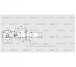 BIC 80RB-150/185-(6)E (84032023) Газовая горелка Kromschroder