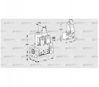 VCS780F05NLWR3E/PPPP/PPZ- (88204311) Сдвоенный газовый клапан Kromschroder