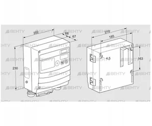 BCU460W0P3C0D0000K1E1-/LM400WF3O0E1- (88680334) Блок управления горением Kromschroder