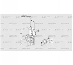 VAS350/-R/NW (88005456) Газовый клапан Kromschroder