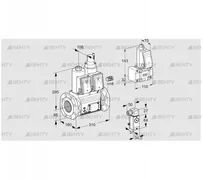 VCS780F05NLWR3E/PMB-/2-EM (88204106) Сдвоенный газовый клапан Kromschroder