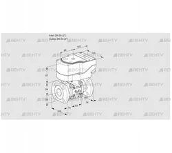 IFC350/50F05-32MMMM/20-30W3E (88303160) Регулирующий клапан с сервоприводом Kromschroder