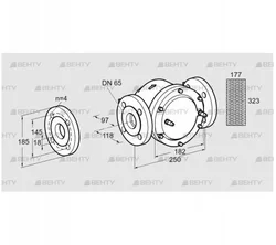 GFK 65F60-6 (81942103) Газовый фильтр Kromschroder