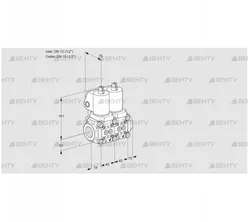 VCS1E15R/15R05NNWGL/PPPP/PPPP (88104925) Сдвоенный газовый клапан Kromschroder