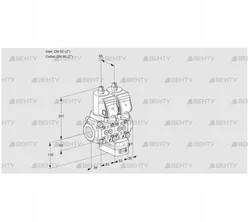 VCG3T50N/50N05NGNQSR/PPPP/PPPP (88103344) Клапан с регулятором соотношения Kromschroder