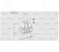 VCS1E25R/15R05NNVWR3/PPPP/PPPP (88101733) Сдвоенный газовый клапан Kromschroder