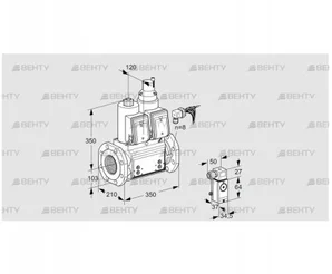 VCS8100F05NLWRB/2-P3/PPPP (88207394) Сдвоенный газовый клапан Kromschroder