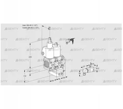 VCD2E40R/40R05FLD-25WL/PPPP/3-PP (88100715) Регулятор давления Kromschroder