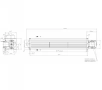 Тангенциальный вентилятор ebmpapst QL4/3000A26-2112LH-445 ck